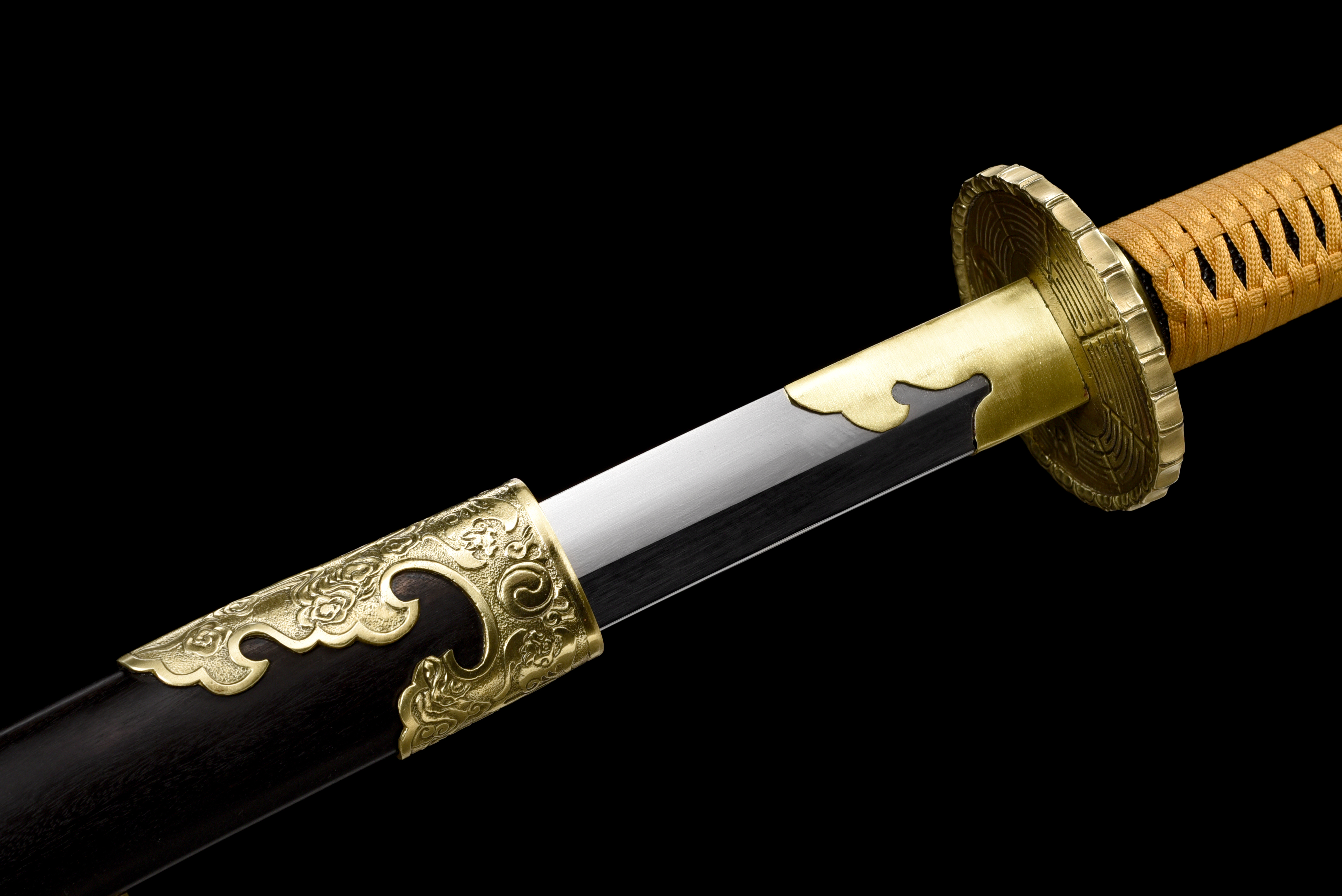 直柄 戚家刀- 聚锋堂美术刀剑-名刀复刻，日本武士刀，太刀，唐刀，汉剑 