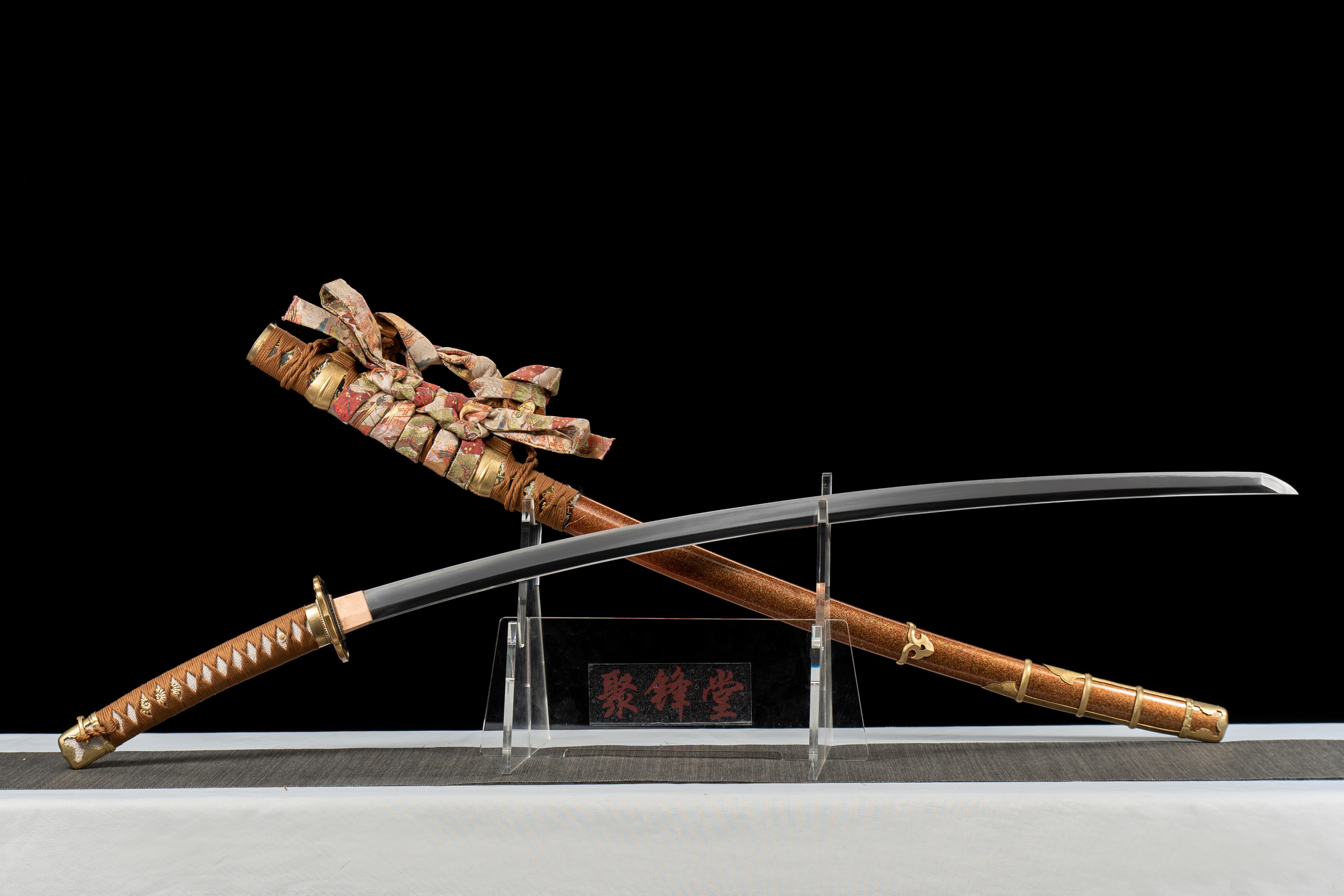 缳首秦剑- 聚锋堂美术刀剑-名刀复刻，日本武士刀，太刀，唐刀，汉剑 
